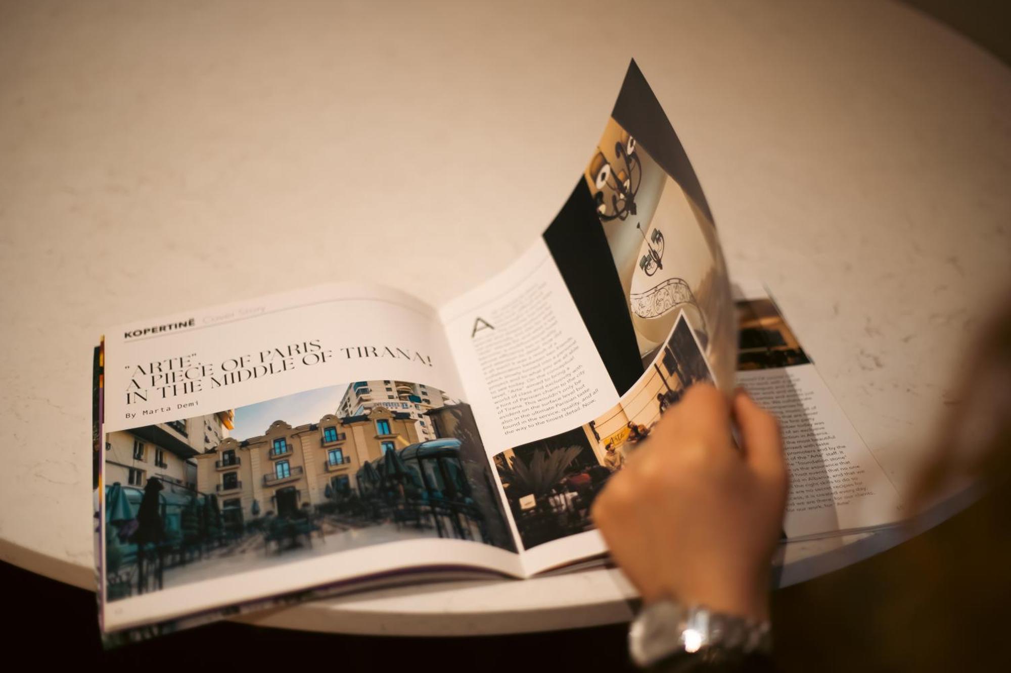 Arte Boutique Hotel Tirana Kültér fotó